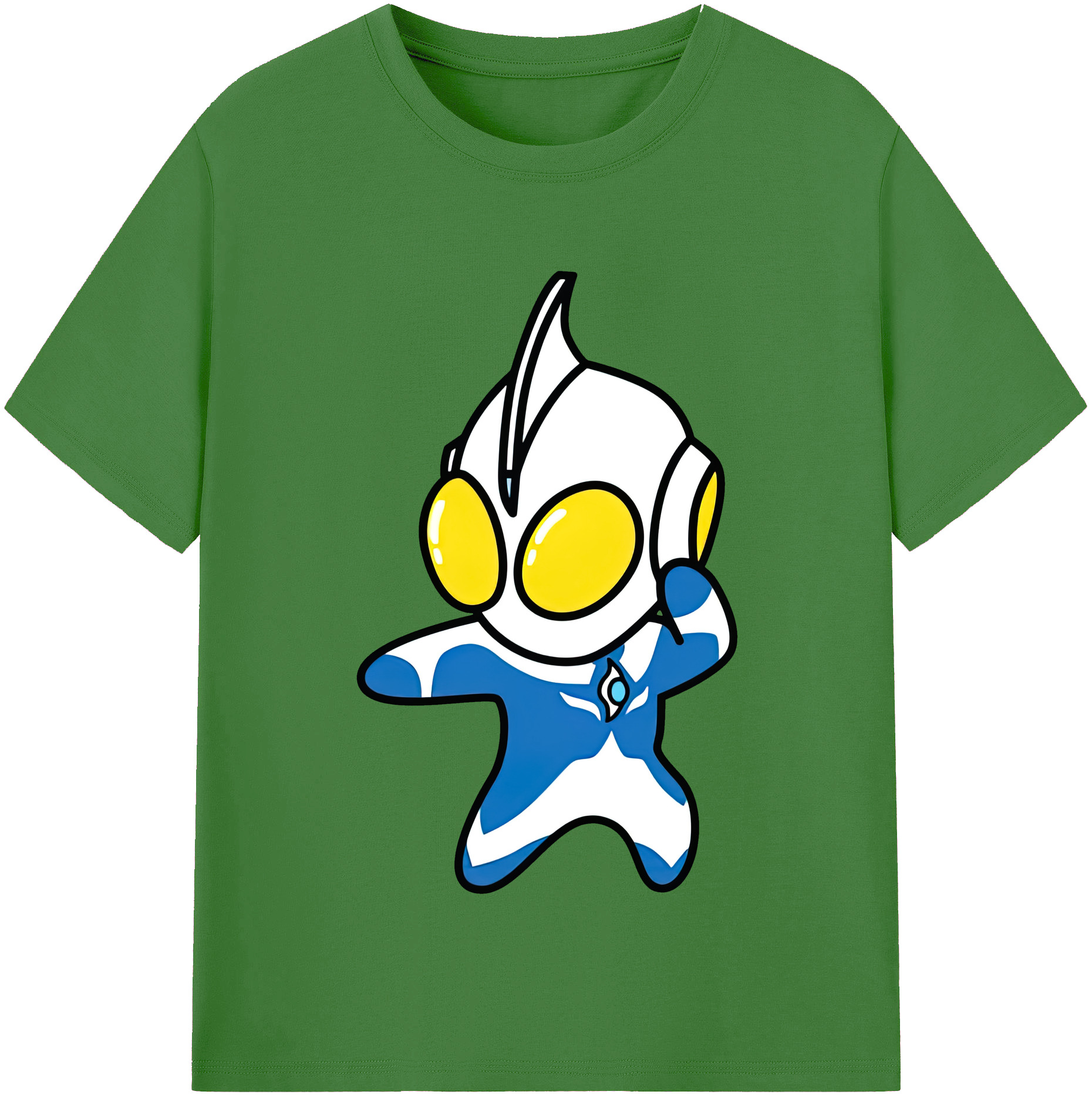 （画像用） ウルトラマン Ultraman レディースカジュアルプリントTシャツ（綿100％）